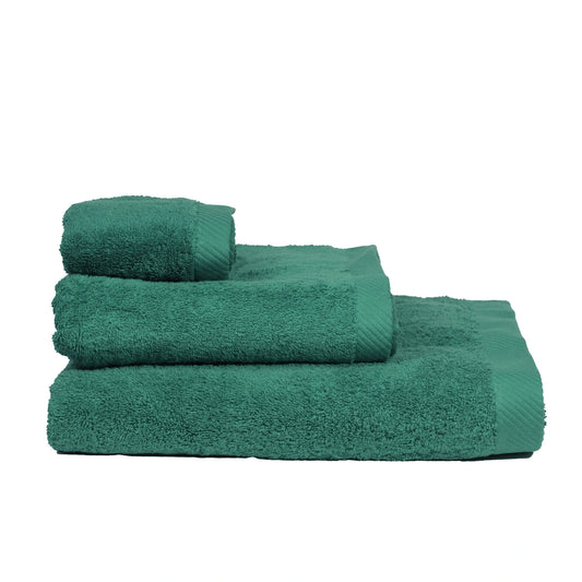 Luxuriöses Handtuch aus 100 % Bio-Baumwolle – Waldgrün