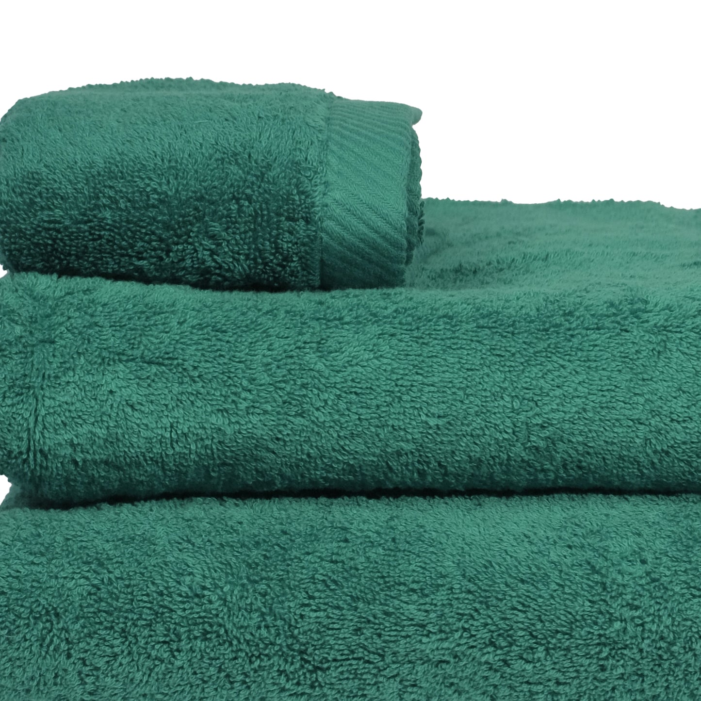 Luxuriöses Handtuch aus 100 % Bio-Baumwolle – Waldgrün